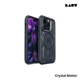 LAUT iPhone 15 Pro CRYSTAL MATTER Series Case(Marine Blue)